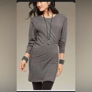 Women's CAbi Put on Terry Dress in Heather Gray